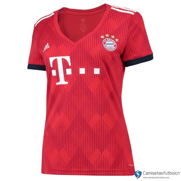 Camiseta Bayern Munich Primera equipo Mujer 2018-19 Rojo